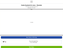 Tablet Screenshot of haidasandwichjuice.com